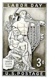 Labor Day Stamp